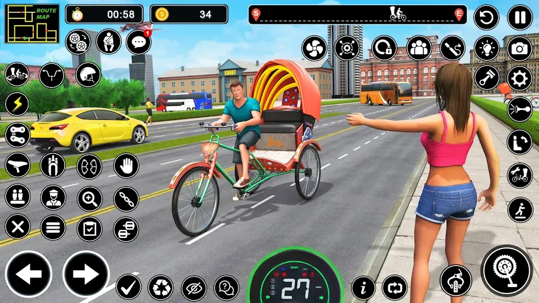 BMX Cycle Games 3D Cycle Race [MOD: безлимитные деньги и все велосипеды] Screenshot 1