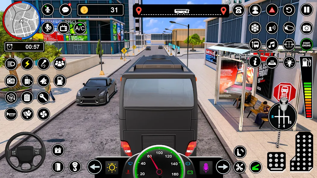 Bus Simulator - Driving Games [MOD: безлимитные деньги и топливо] Screenshot 3