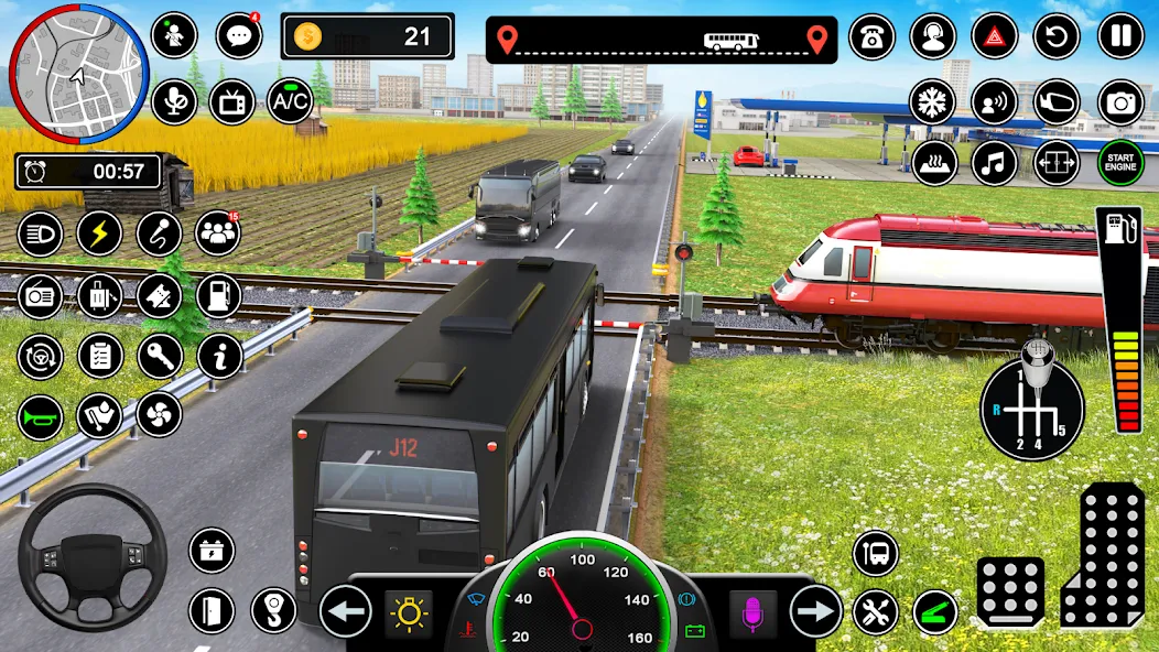Bus Simulator - Driving Games [MOD: безлимитные деньги и топливо] Screenshot 4