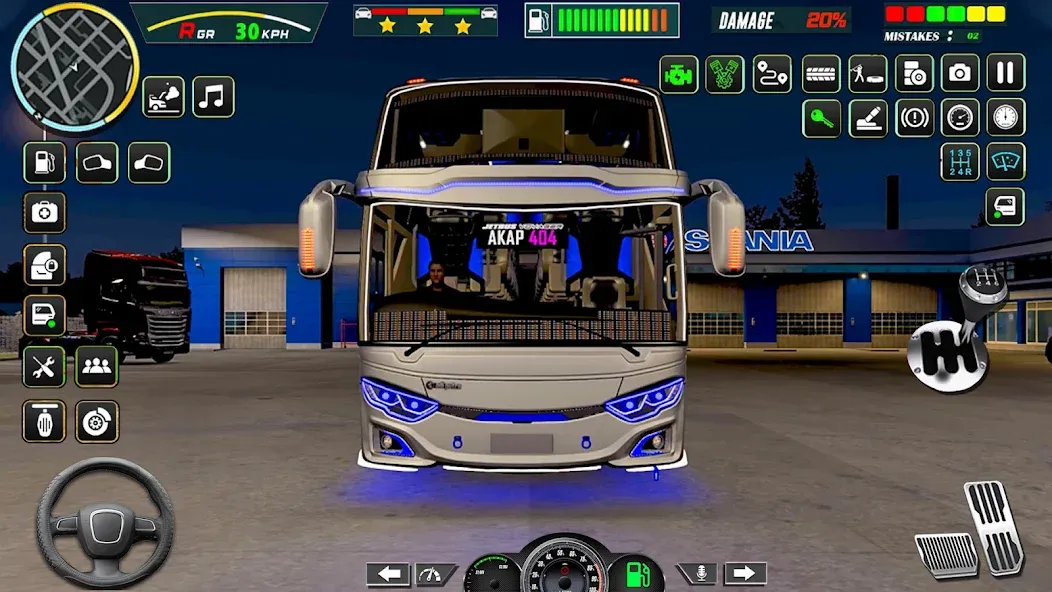 Public Coach Bus Driving Game [MOD: безлимитные деньги и топливо] Screenshot 2
