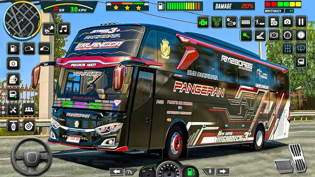Public Coach Bus Driving Game [MOD: безлимитные деньги и топливо] Screenshot 3