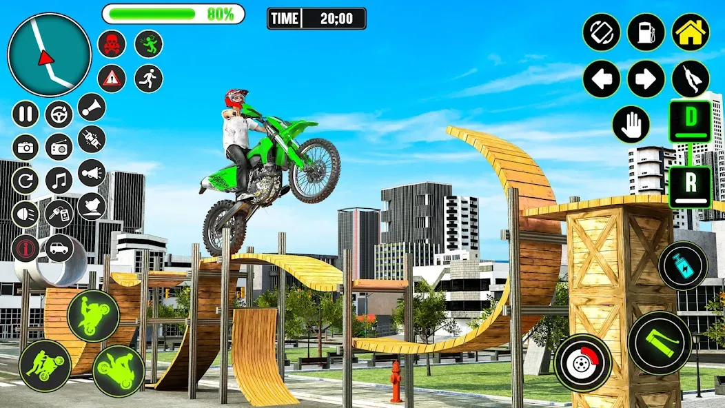 GT Bike Racing Game Moto Stunt [MOD: безлимитные деньги и все мотоциклы открыты] Screenshot 1