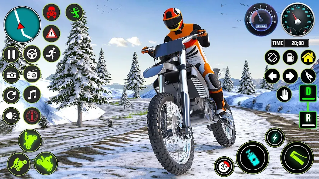 GT Bike Racing Game Moto Stunt [MOD: безлимитные деньги и все мотоциклы открыты] Screenshot 3