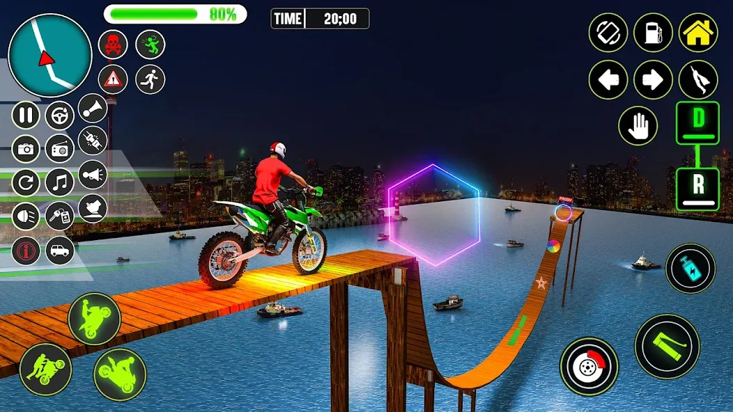 GT Bike Racing Game Moto Stunt [MOD: безлимитные деньги и все мотоциклы открыты] Screenshot 4