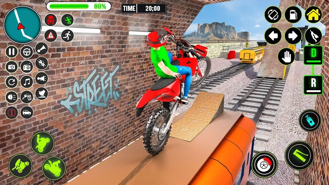 GT Bike Racing Game Moto Stunt [MOD: безлимитные деньги и все мотоциклы открыты] Screenshot 5
