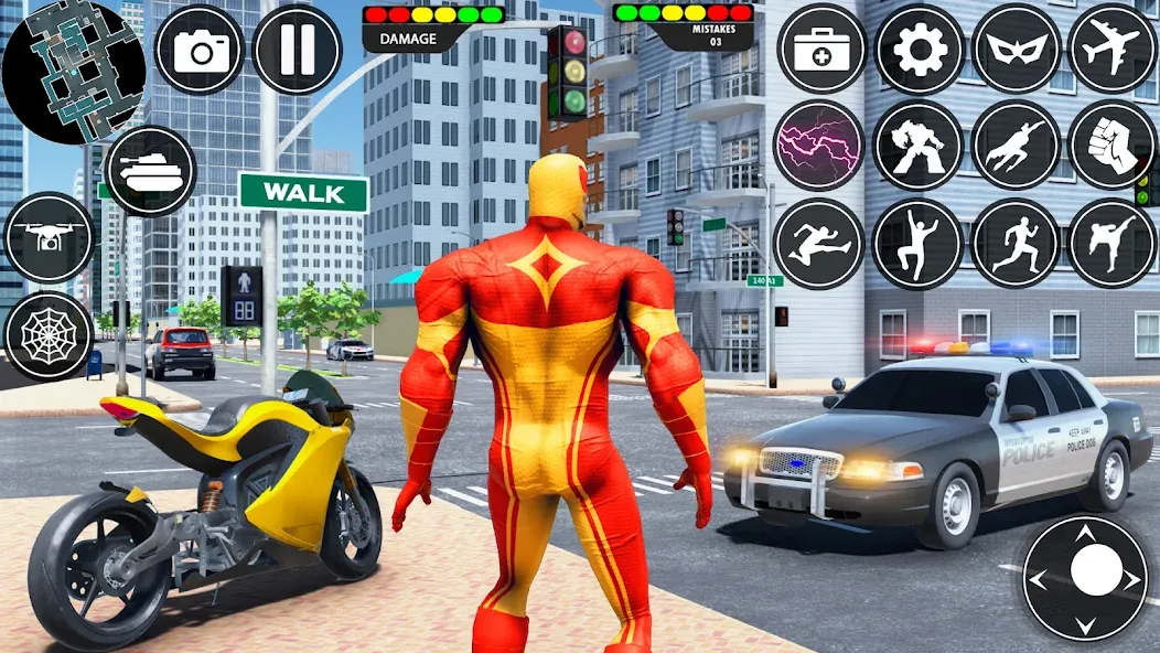 Rope Hero: Speed Hero Games [MOD: безлимитные деньги и суперскорость] Screenshot 3
