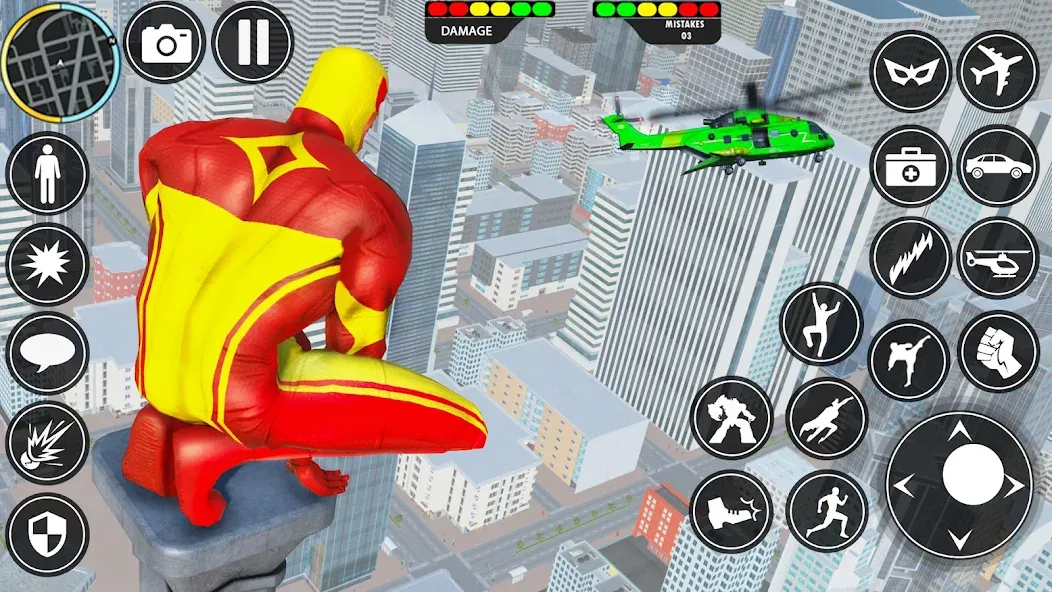 Rope Hero: Speed Hero Games [MOD: безлимитные деньги и суперскорость] Screenshot 5