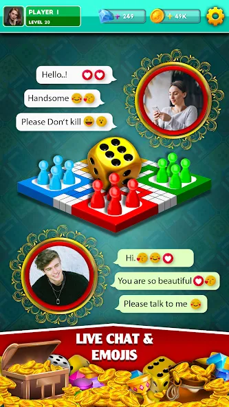 Multiplayer Dice Ludo Games [MOD: безлимитные монеты и всё открыто] Screenshot 2