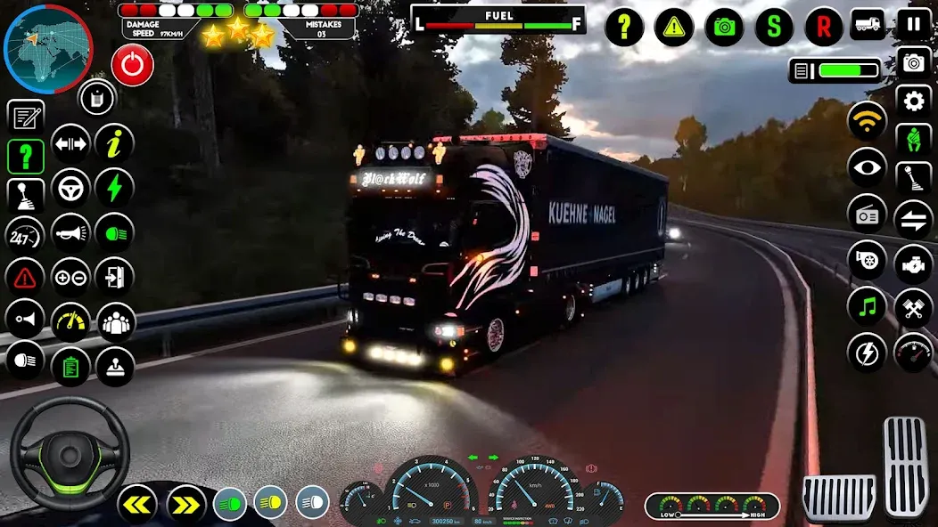 Truck Driving Euro Truck Game [MOD: открыты все грузовики и трассы] Screenshot 2