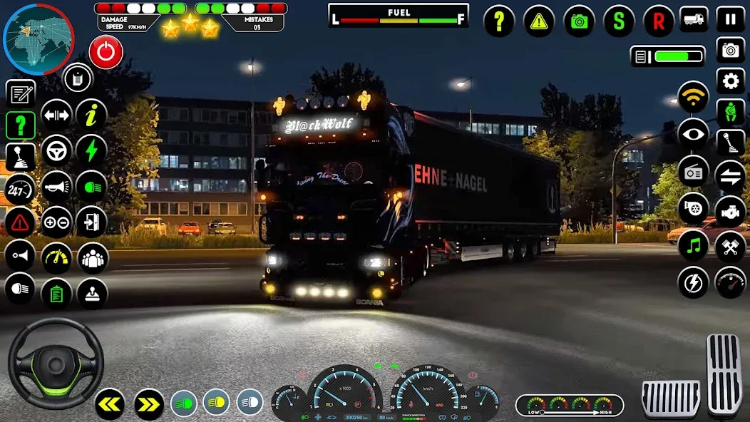 Truck Driving Euro Truck Game [MOD: открыты все грузовики и трассы] Screenshot 5
