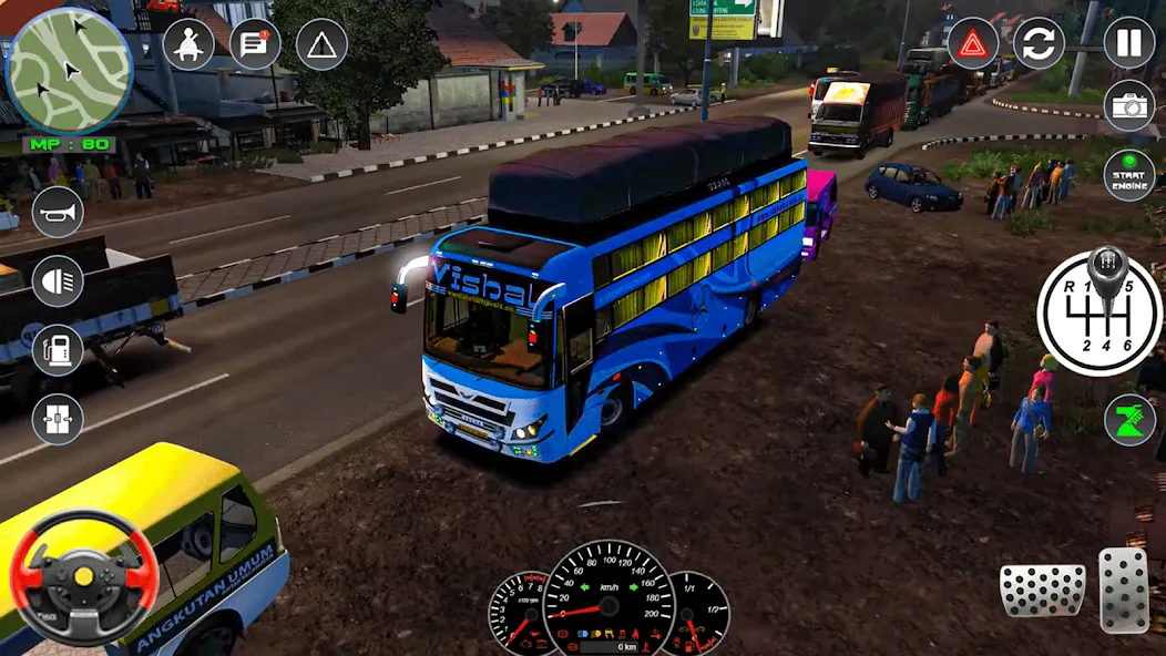 City Bus Driving: Bus Games 3D [MOD: безлимитные деньги и все автобусы открыты] Screenshot 1