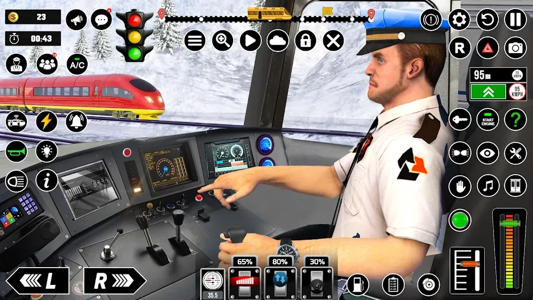 Railway Train Simulator Games [MOD: безлимитные деньги и все поезда открыты] Screenshot 1