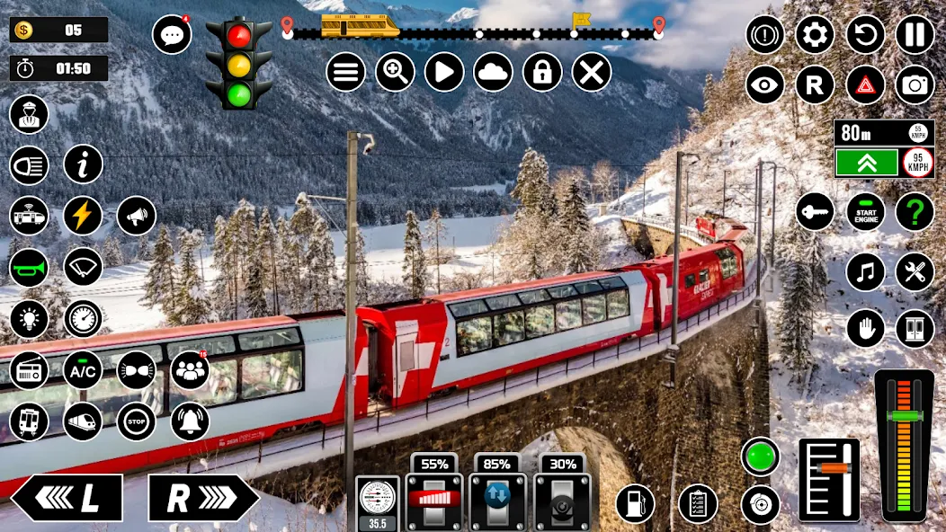 Railway Train Simulator Games [MOD: безлимитные деньги и все поезда открыты] Screenshot 5