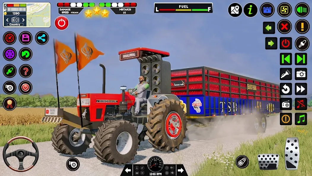 Tractor Driving - Tractor Game [MOD: без рекламы и много денег] Screenshot 1