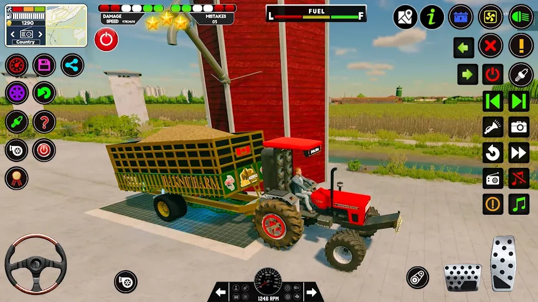Tractor Driving - Tractor Game [MOD: без рекламы и много денег] Screenshot 4
