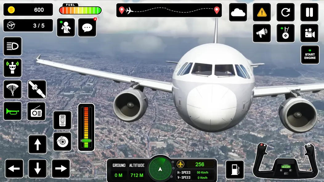 Pilot Simulator: Airplane Game [MOD: безлимитные деньги и все самолеты] Screenshot 2