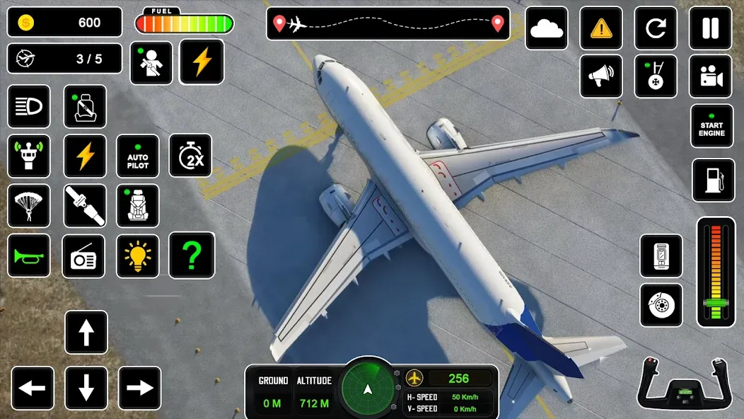 Pilot Simulator: Airplane Game [MOD: безлимитные деньги и все самолеты] Screenshot 4