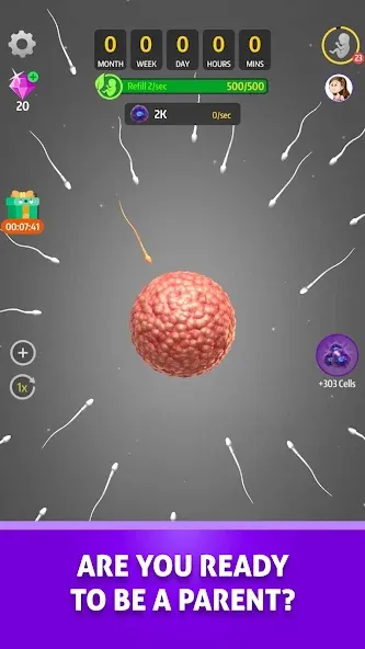 Idle 9 Months [MOD: безлимитные деньги и ускоренная беременность] Screenshot 1