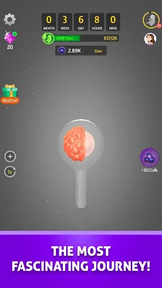 Idle 9 Months [MOD: безлимитные деньги и ускоренная беременность] Screenshot 2