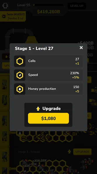 Idle Bee Factory Tycoon [MOD: безлимитные деньги и ресурсы] Screenshot 2