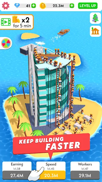 Idle Construction 3D [MOD: безлимитные деньги и ресурсы] Screenshot 2