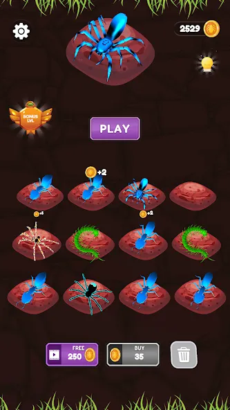 Insect Domination [MOD: безлимитные ресурсы и улучшения] Screenshot 2
