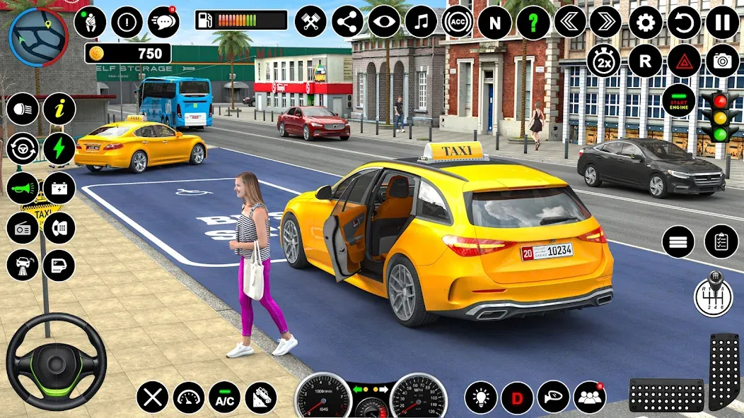 Russian Taxi Driving Simulator [MOD: безлимитные деньги и все машины открыты] Screenshot 4