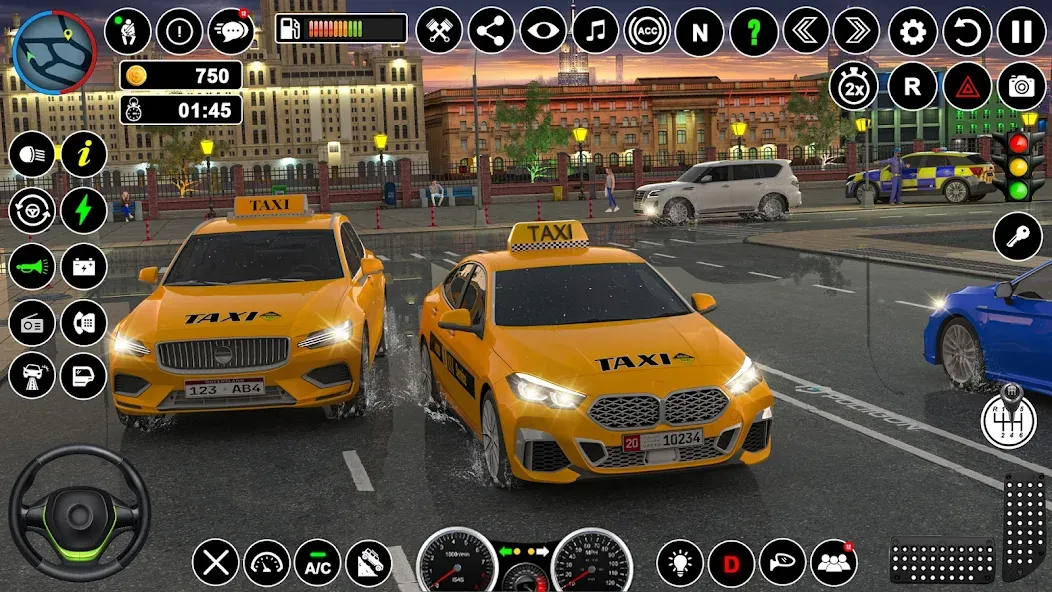 Russian Taxi Driving Simulator [MOD: безлимитные деньги и все машины открыты] Screenshot 5