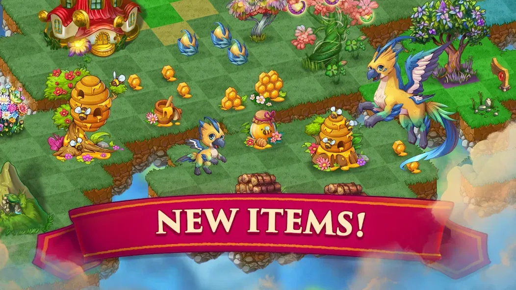 Merge Dragons! [MOD: безлимитные ресурсы и быстрый прогресс] Screenshot 5