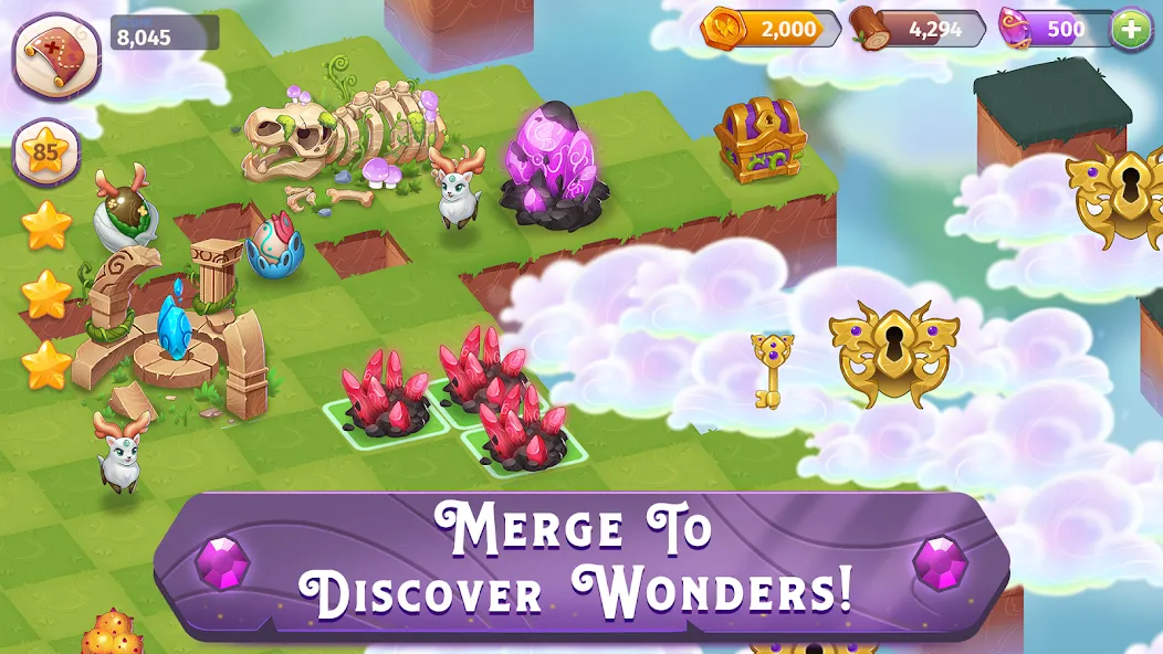 Merge Magic! [MOD: безлимитные ресурсы и открыты все уровни] Screenshot 1