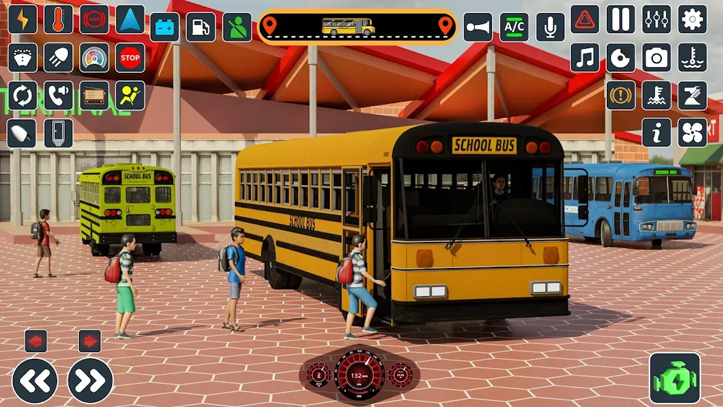 School Bus 3d : City Bus Games [MOD: безлимитные деньги и все автобусы] Screenshot 2