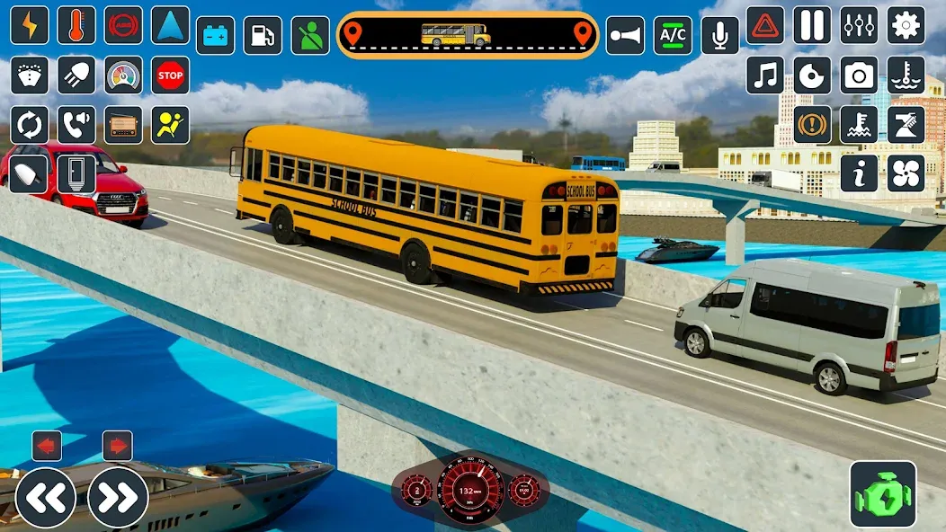 School Bus 3d : City Bus Games [MOD: безлимитные деньги и все автобусы] Screenshot 4