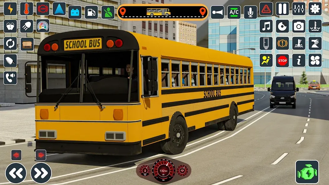 School Bus 3d : City Bus Games [MOD: безлимитные деньги и все автобусы] Screenshot 5