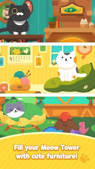Meow Tower: Nonogram (Picross] [MOD: безлимитные подсказки и открыты уровни] Screenshot 2