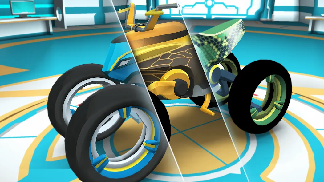 Gravity Rider: Space Bike Race [MOD: безлимитные деньги и топливо] Screenshot 1