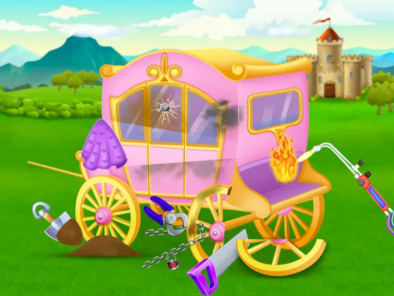 Princess house cleaning advent [MOD: безлимитные монеты и все комнаты открыты] Screenshot 2