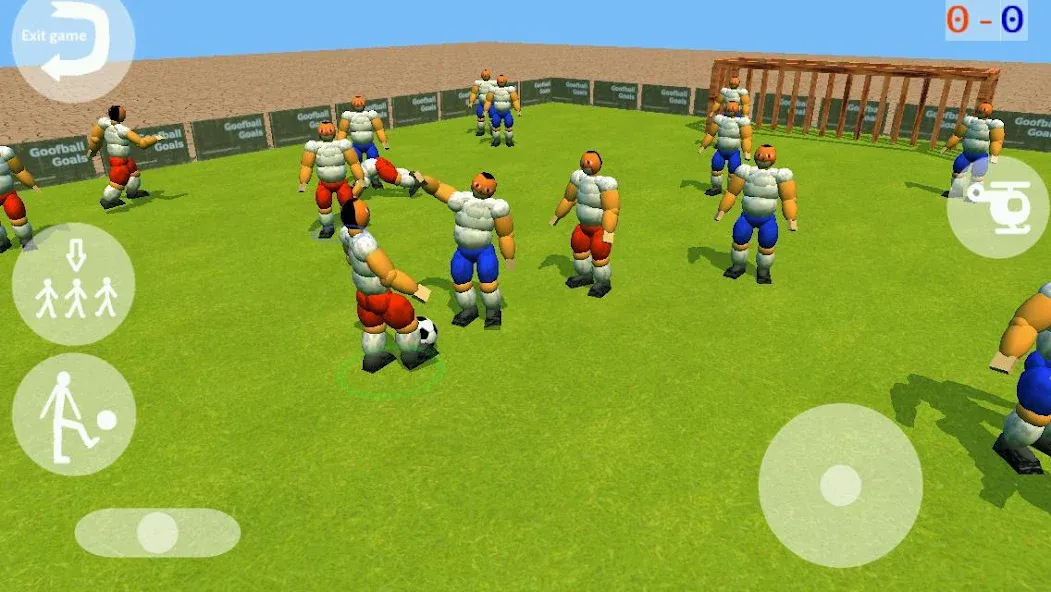 Goofball Goals Soccer Game 3D [MOD: безлимитные деньги и все мячи] Screenshot 1