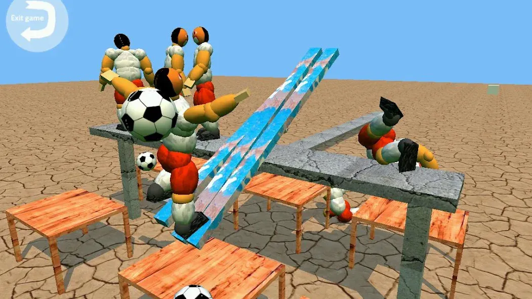 Goofball Goals Soccer Game 3D [MOD: безлимитные деньги и все мячи] Screenshot 5