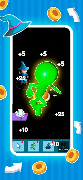 Green button: Press the Button [MOD: без рекламы и бесконечные нажатия] Screenshot 5