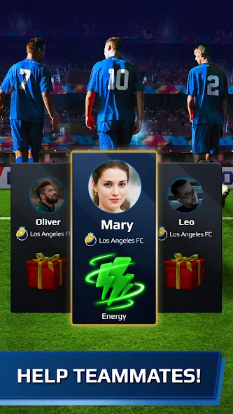 Football Rivals: Soccer Game [MOD: безлимитные монеты и энергия] Screenshot 4