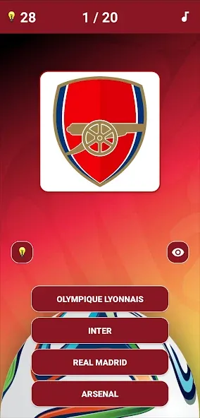 Guess the Soccer Logo Quiz [MOD: открыты все футбольные логотипы] Screenshot 1