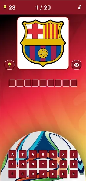 Guess the Soccer Logo Quiz [MOD: открыты все футбольные логотипы] Screenshot 3