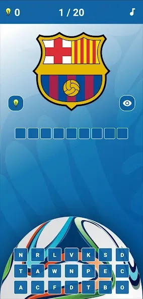 Soccer Clubs Logo Quiz [MOD: открыты все футбольные клубы] Screenshot 1