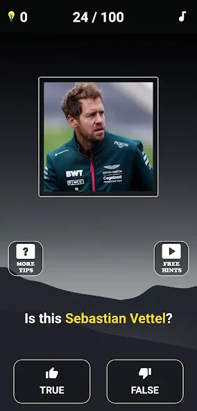 Formula 1:Guess F1 Driver Quiz [MOD: все гонщики разблокированы] Screenshot 3