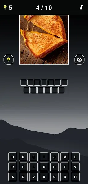 Guess the Food: Food Quiz [MOD: открыты все блюда и подсказки] Screenshot 2