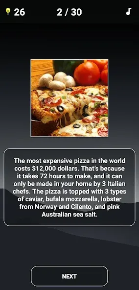 Guess the Food: Food Quiz [MOD: открыты все блюда и подсказки] Screenshot 4