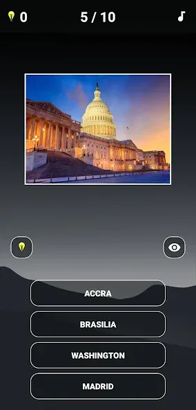 Capitals of the World - Quiz 1 [MOD: открыты все столицы и уровни] Screenshot 4