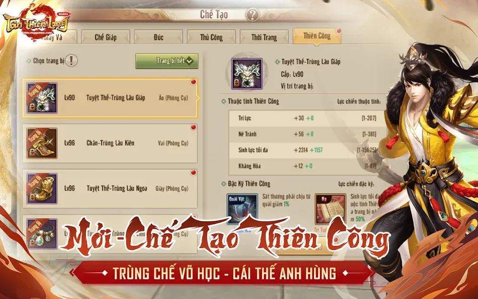 Tân Thiên Long Mobile [MOD: безлимитные деньги и алмазы] Screenshot 2