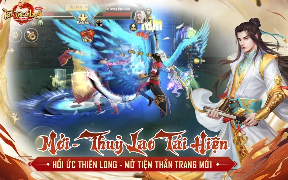 Tân Thiên Long Mobile [MOD: безлимитные деньги и алмазы] Screenshot 4