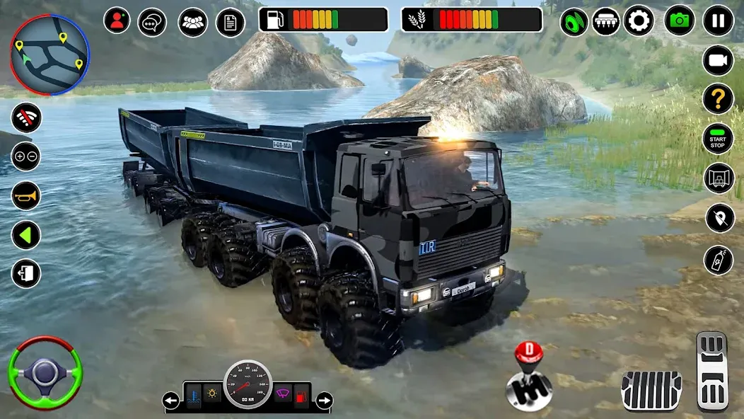 Offroad Mud Truck Simulator 3D [MOD: безлимитные деньги и топливо] Screenshot 2